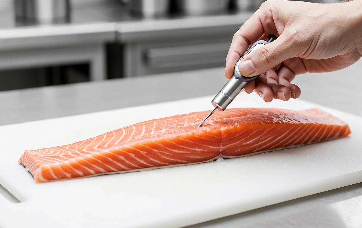 Präzises Garen von Fisch
